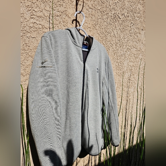 Adidas x Porsche Design Gray Zip Up Porsche 911 - Picture 3 of 6